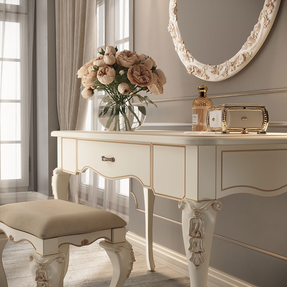 Catherine wooden dressing table