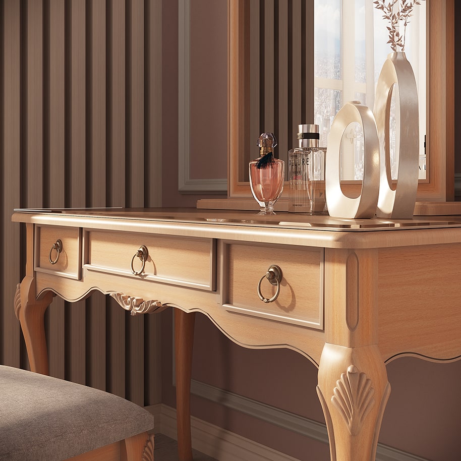 Rocco wooden dressing table