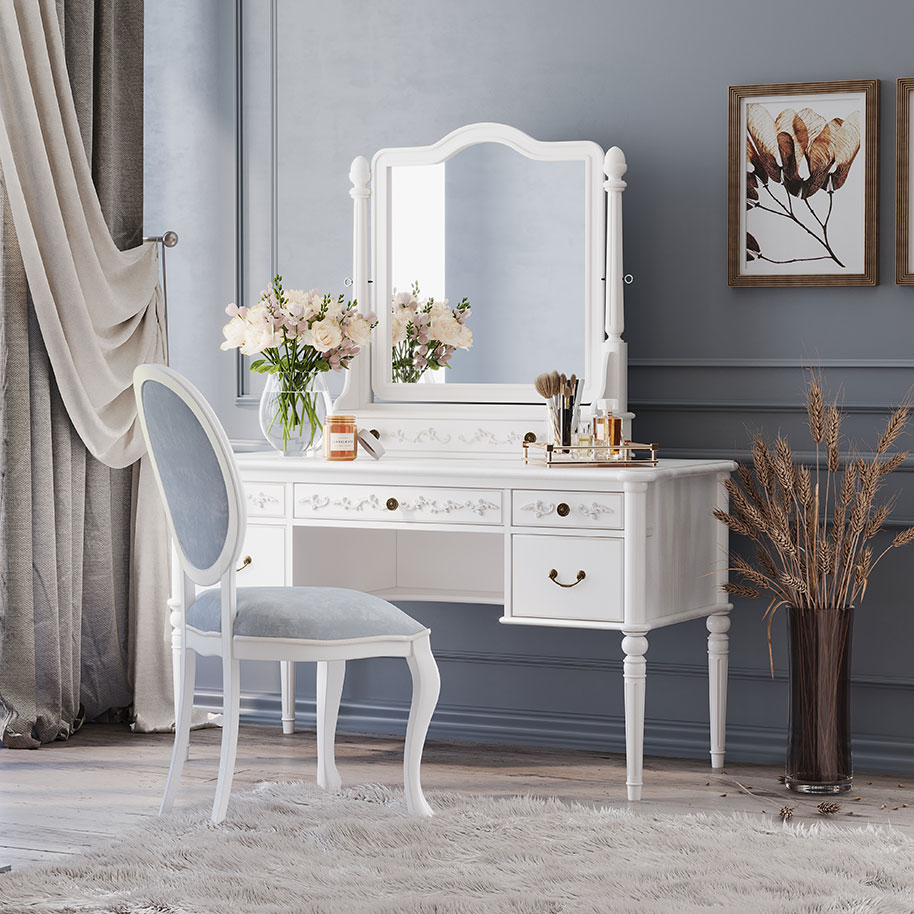Victoria neoclassic dressing table