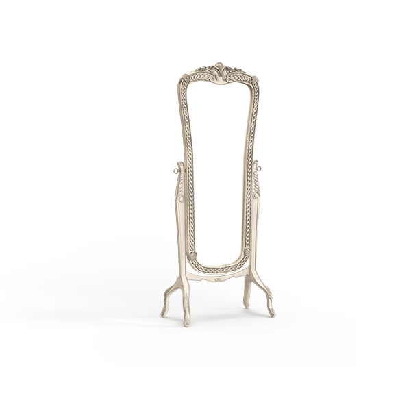 Shaylin wooden full length mirror