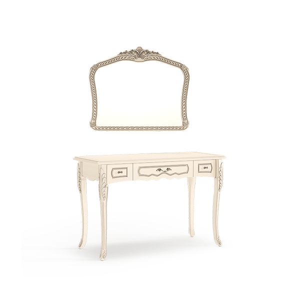 Shaylin dressing table + wall mirror