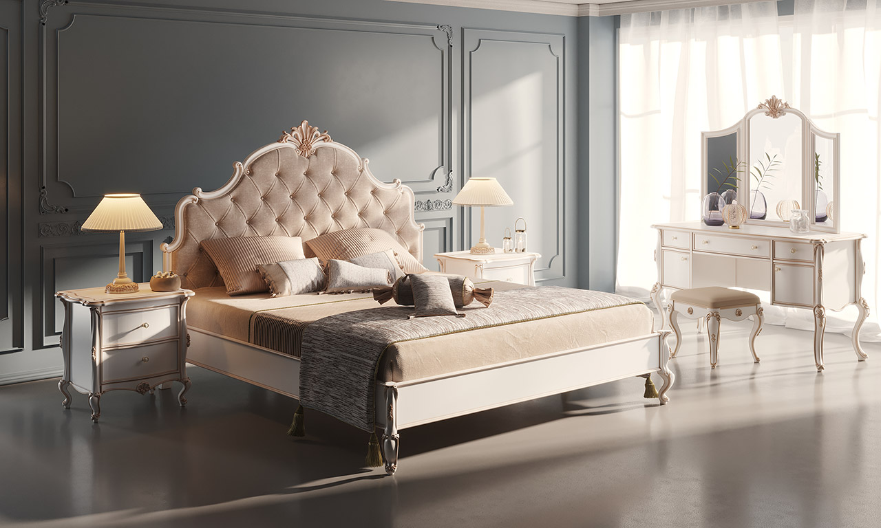 Celine wooden bed