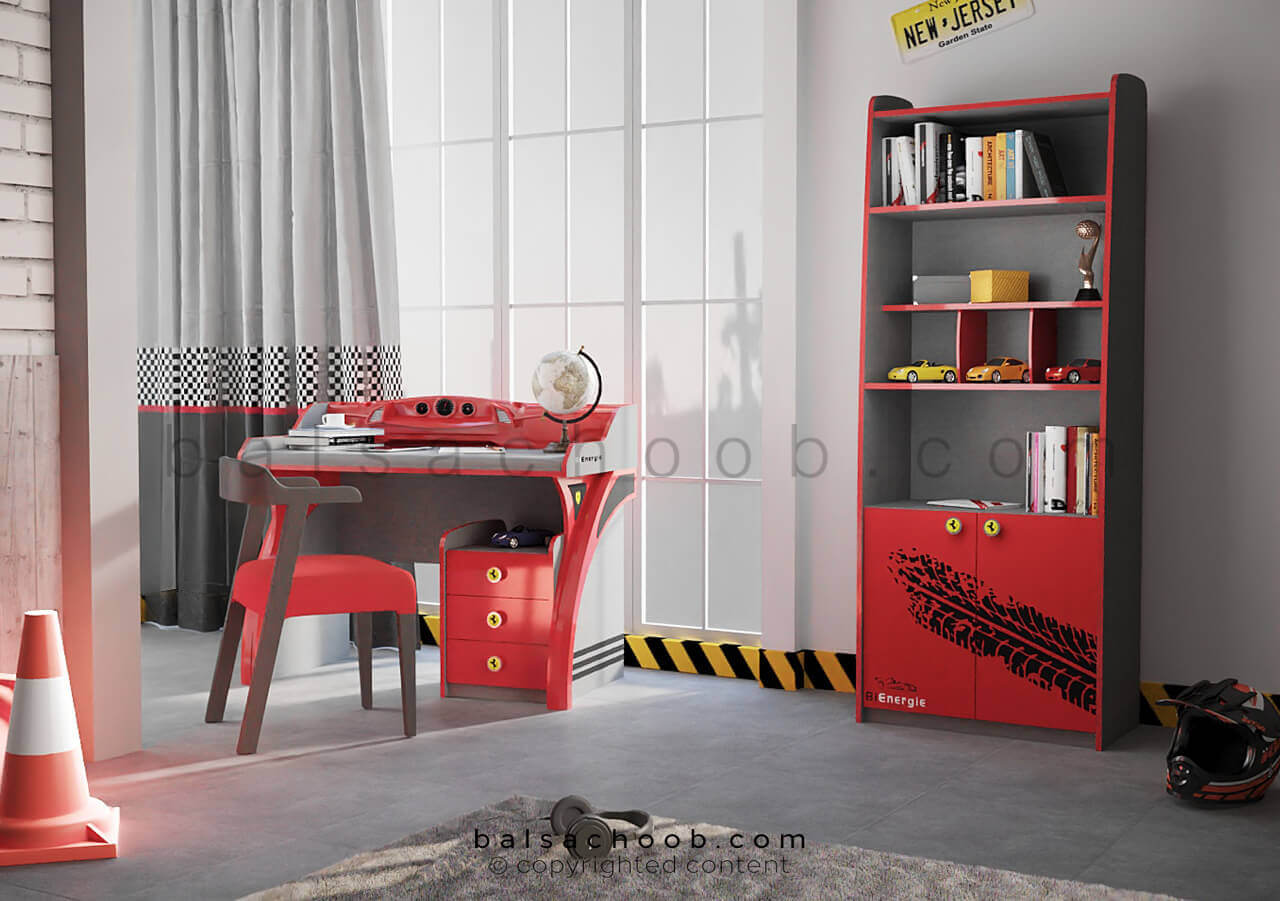 کتابخانه و میز تحریر فراری