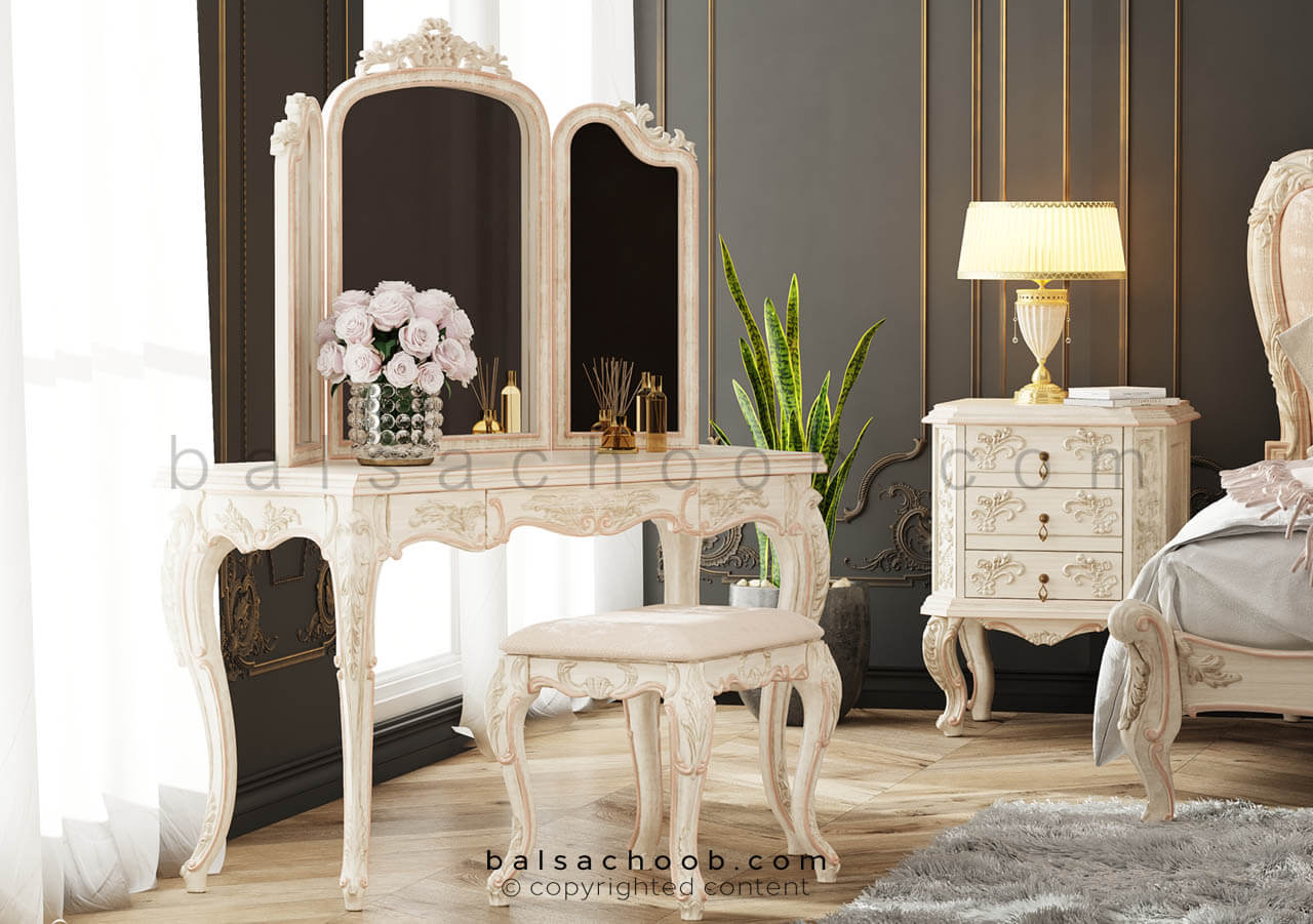 میز آرایش و پاف سرویس خواب دانژه