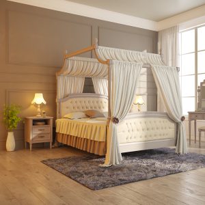 Romantic-room-2-nafare-curtain-bed-&-miz-arayesh-&-drawer-P01