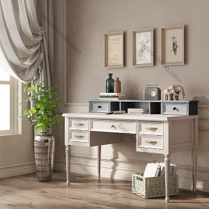 میز تحریر رمانتیک کرم