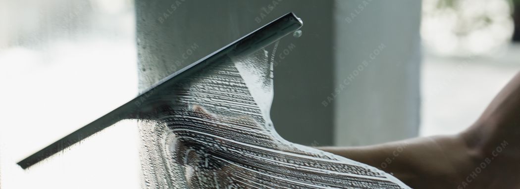 تمیز کردن آینه
