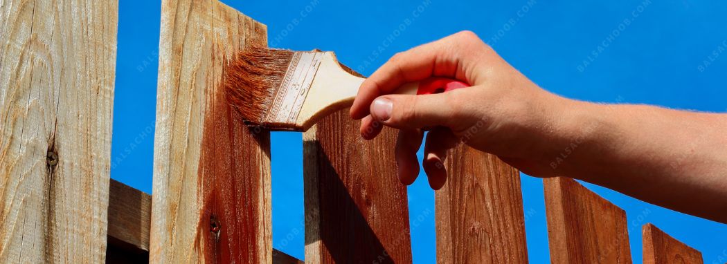 رنگ کردن چوب