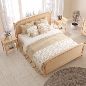 تخت خواب دو نفره بلوط