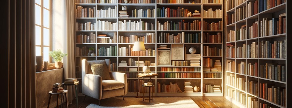 بهترین تزیین و چیدمان برای کتابخانه
