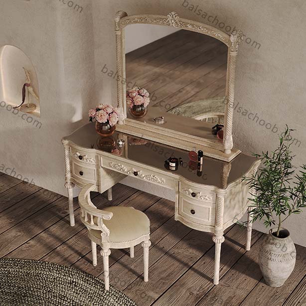 گامورا-میزارایش اینه میز آرایش گامورا بالسا