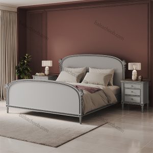 تخت دونفره دیاموند -بدون بالشتک-پایین تخت بلند