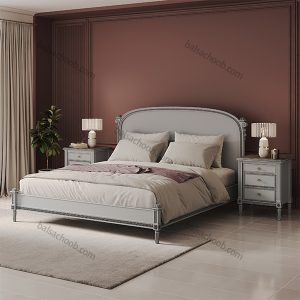 تخت دونفره دیاموند -بدون بالشتک-پایین تخت کوتاه