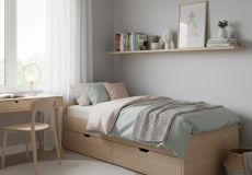 ایده‌های تخت نوجوان برای اتاق‌های کوچک و شیک