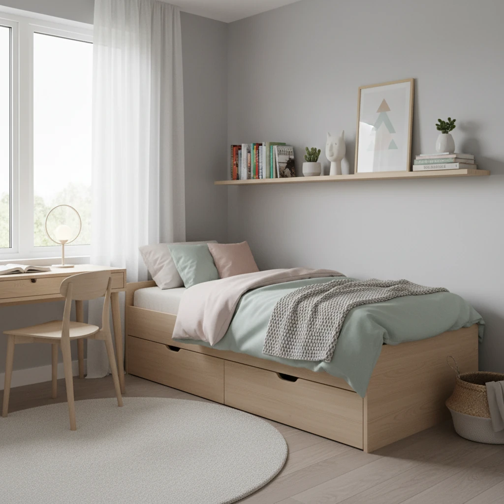 ایده‌های تخت نوجوان برای اتاق‌های کوچک و شیک