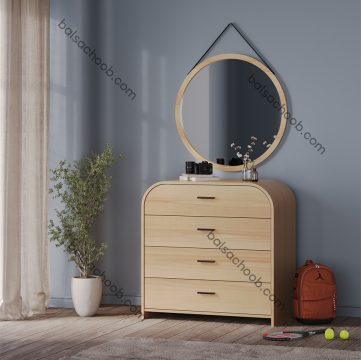 دراور و آینه دیواری سرویس خواب یک نفره روبن